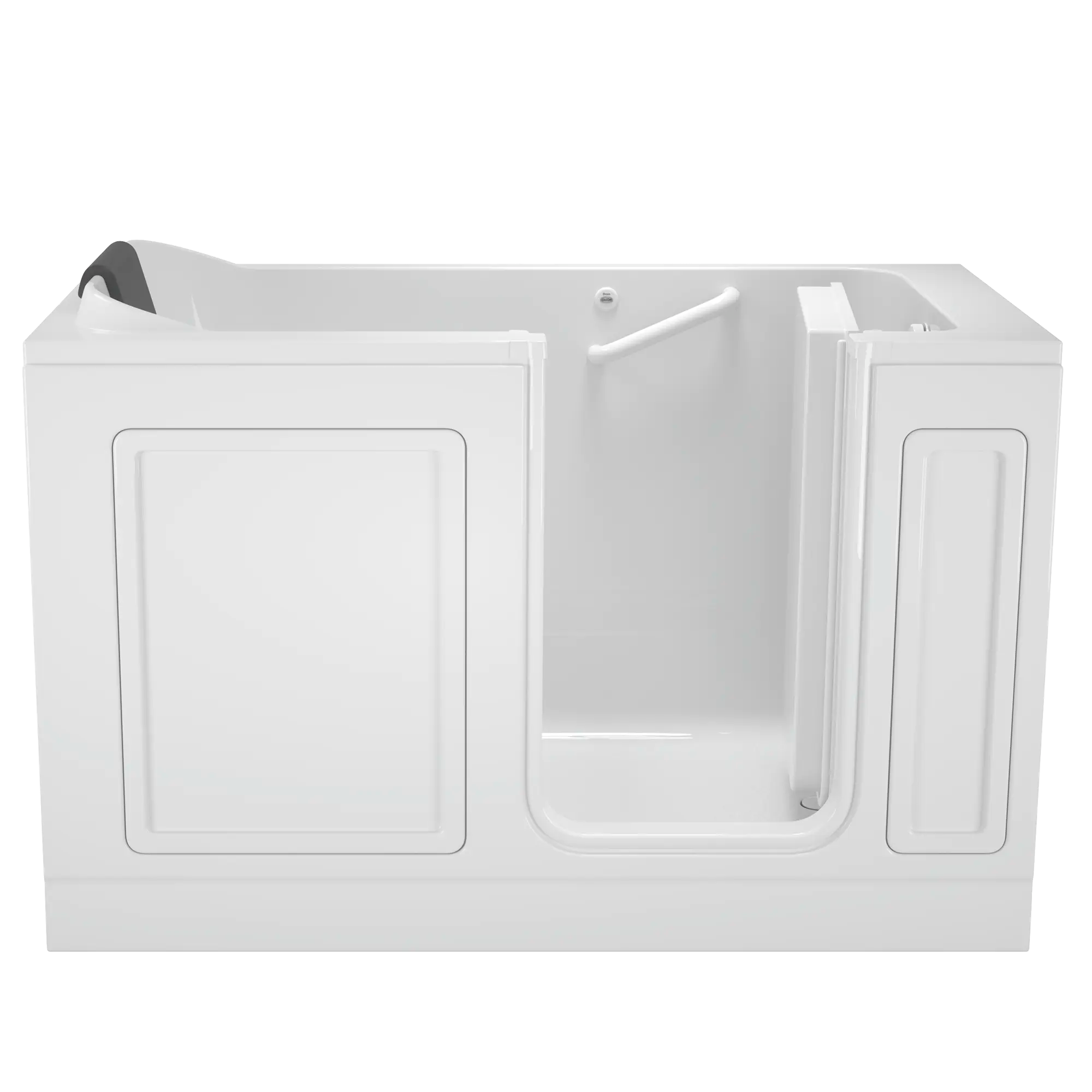 Acrylic Luxury Series 32 x 60 -Inch Walk-in Tub With Soaker System - Right-Hand Drain // WHITE // 170877_Front_3260_215_SRW_0_CDNwebp.webp