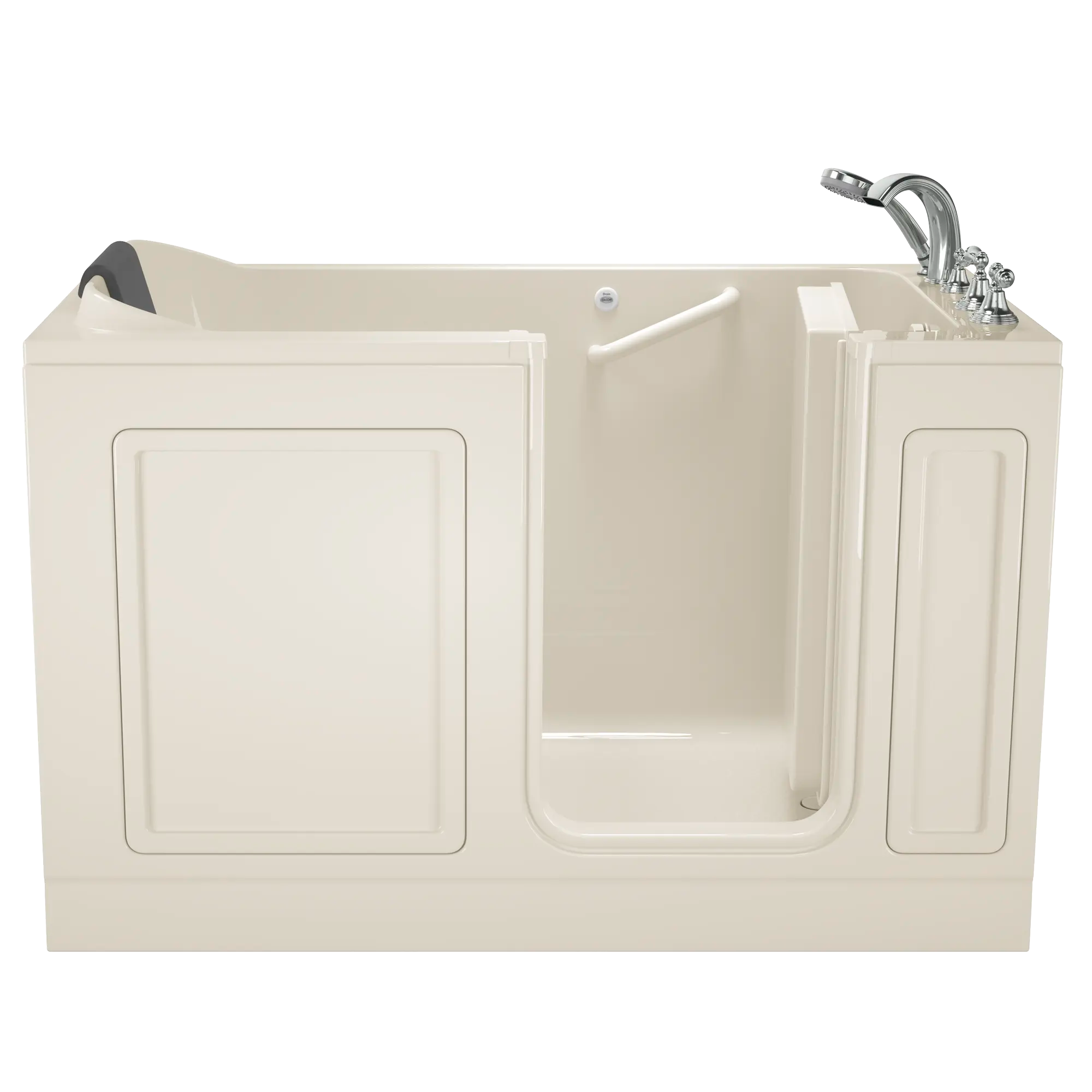 Acrylic Luxury Series 32 x 60 -Inch Walk-in Tub With Soaker System - Right-Hand Drain With Faucet // LINEN // 170897_Front_3260_219_SRL_ST6032RS-BC_0_CDNwebp.webp