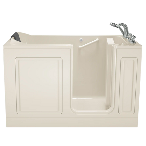 Acrylic Luxury Series 32 x 60 -Inch Walk-in Tub With Soaker System - Right-Hand Drain With Faucet