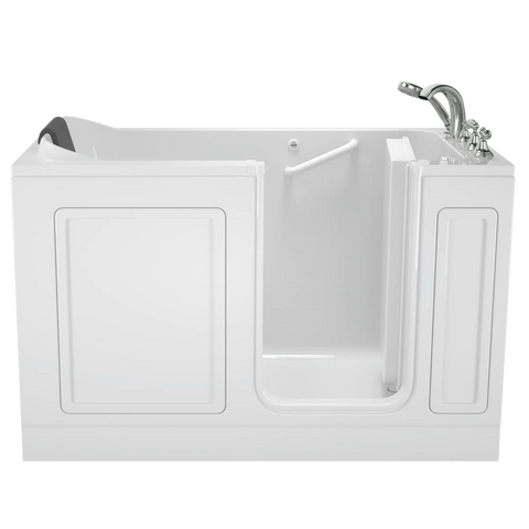 Acrylic Luxury Series 32 x 60 -Inch Walk-in Tub With Soaker System - Right-Hand Drain With Faucet