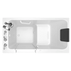 [3260.219.ALW] Acrylic Luxury Series 32 x 60 -Inch Walk-in Tub With Air Spa System - Left-Hand Drain With Faucet - Linen