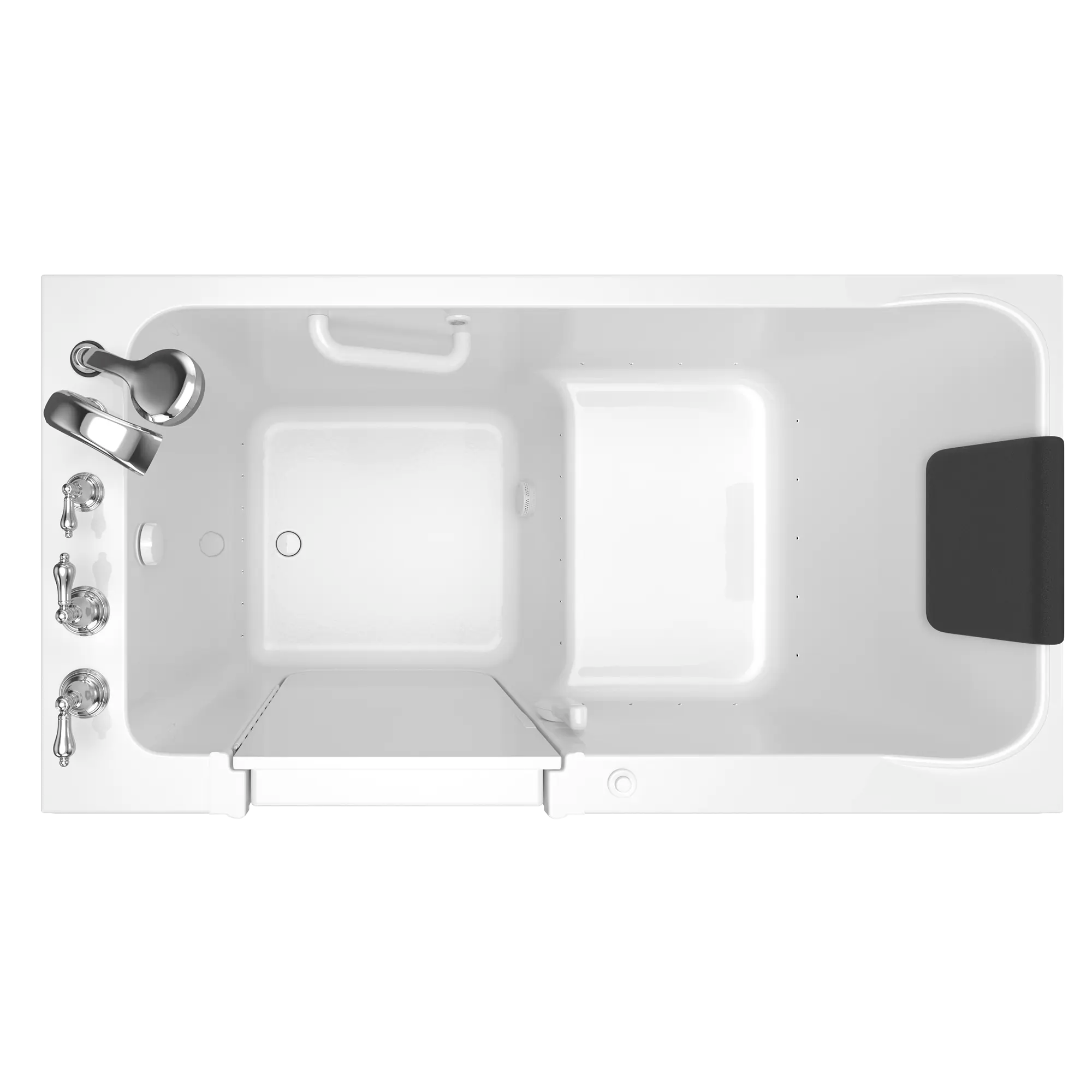 Acrylic Luxury Series 32 x 60 -Inch Walk-in Tub With Air Spa System - Left-Hand Drain With Faucet // WHITE // 170903_Top_3260_219_ALW_ST6032LA-WH_0_CDNwebp.webp