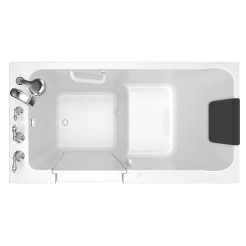 Acrylic Luxury Series 32 x 60 -Inch Walk-in Tub With Air Spa System - Left-Hand Drain With Faucet