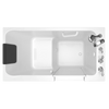 [3260.219.SRW] Acrylic Luxury Series 32 x 60 -Inch Walk-in Tub With Soaker System - Right-Hand Drain With Faucet - Linen