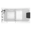 [3260.219.WLW] Acrylic Luxury Series 32 x 60 -Inch Walk-in Tub With Whirlpool System - Left-Hand Drain With Faucet - Linen