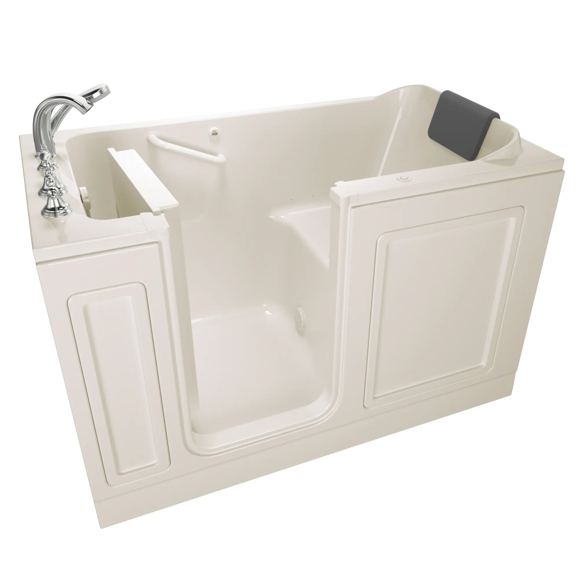 Acrylic Luxury Series 32 x 60 -Inch Walk-in Tub With Air Spa System - Left-Hand Drain With Faucet // LINEN // 170917_3260219ALL_ST6032LA-BC_KO_0_CDNwebp.webp