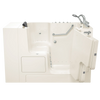 [3252OD.109.CRL-PC] Gelcoat Premium Series 32 x 52 -Inch Walk-in Tub With Combination Air Spa and Whirlpool Systems - Right-Hand Drain With Faucet - Linen