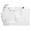 [3252OD.109.SLW-PC] Gelcoat Premium Series 32 x 52 -Inch Walk-in Tub With Soaker System - Left-Hand Drain With Faucet - Linen