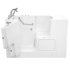 [3252OD.709.CLW-PC] Gelcoat Value Series 32 x 52 -Inch Walk-in Tub With Combination Air Spa and Whirlpool Systems - Left-Hand Drain With Faucet - Linen