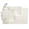 [3252OD.709.WLL-PC] Gelcoat Value Series 32 x 52 -Inch Walk-in Tub With Whirlpool System - Left-Hand Drain With Faucet - Linen