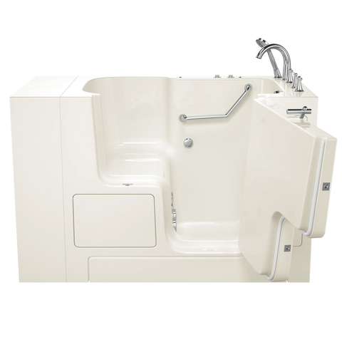 Gelcoat Value Series 32 x 52 -Inch Walk-in Tub With Whirlpool System - Right-Hand Drain With Faucet