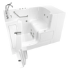 [3252OD.709.CLW-PC] Gelcoat Value Series 32 x 52 -Inch Walk-in Tub With Combination Air Spa and Whirlpool Systems - Left-Hand Drain With Faucet - Linen