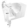 [3252OD.709.WLW-PC] Gelcoat Value Series 32 x 52 -Inch Walk-in Tub With Whirlpool System - Left-Hand Drain With Faucet - Linen