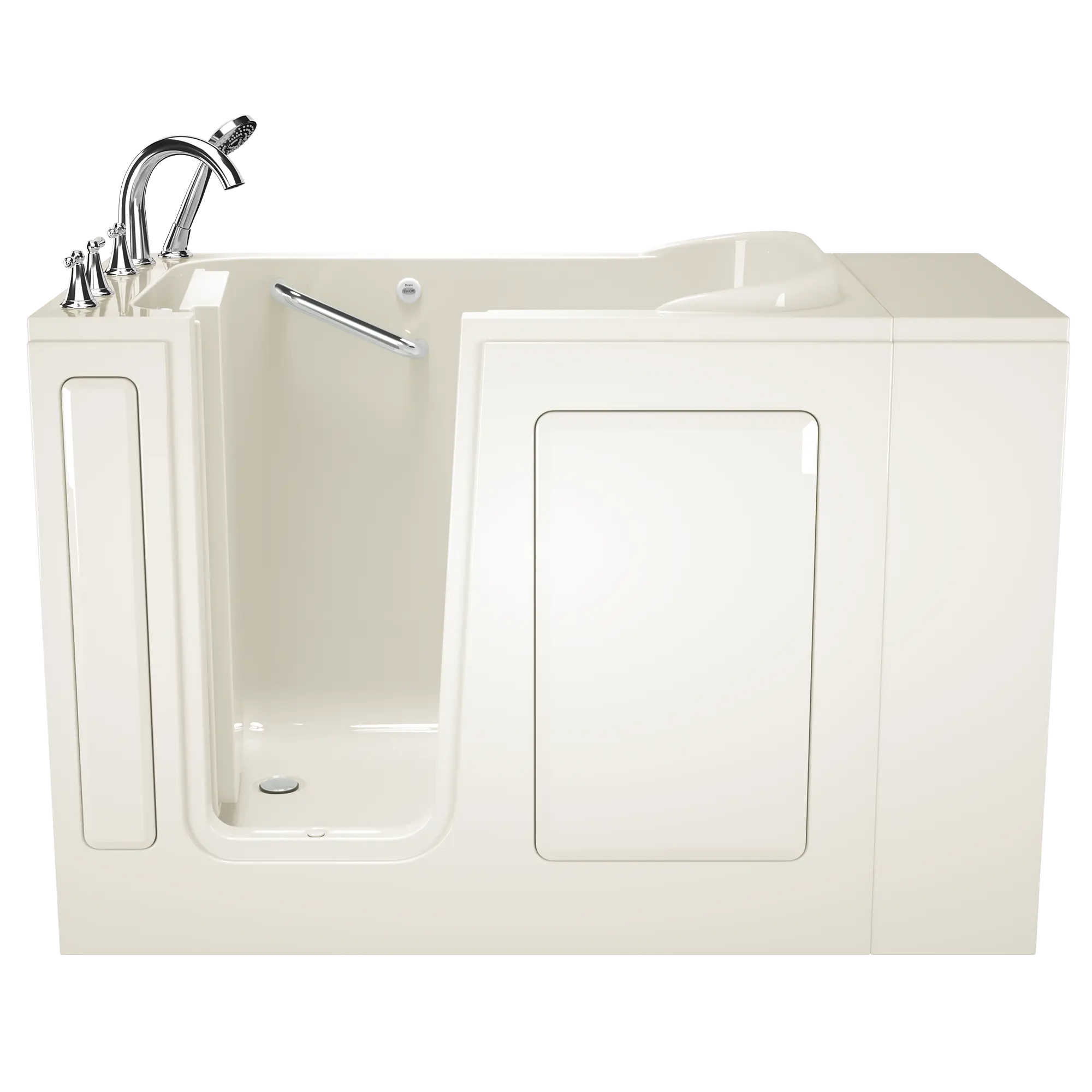 Gelcoat Value Series 28x48-Inch Walk-in Soaking Bathtub  Left Hand Door and Drain // LINEN // 171036_Front_2848_409_SLL_0_CDNwebp.webp
