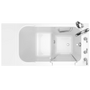[2848.409.SRW-PC] Gelcoat Value Series 28x48-inch Walk-in Soaking Bathtub  Right Hand Door and Drain - Linen