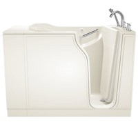Gelcoat Value Series 30x52 Inch Walk-In Bathtub with Air Spa System - Right Hand Door and Drain // WIB LINEN // 171052_Front_3052_409_ARL_WRL_CDNwebp.webp