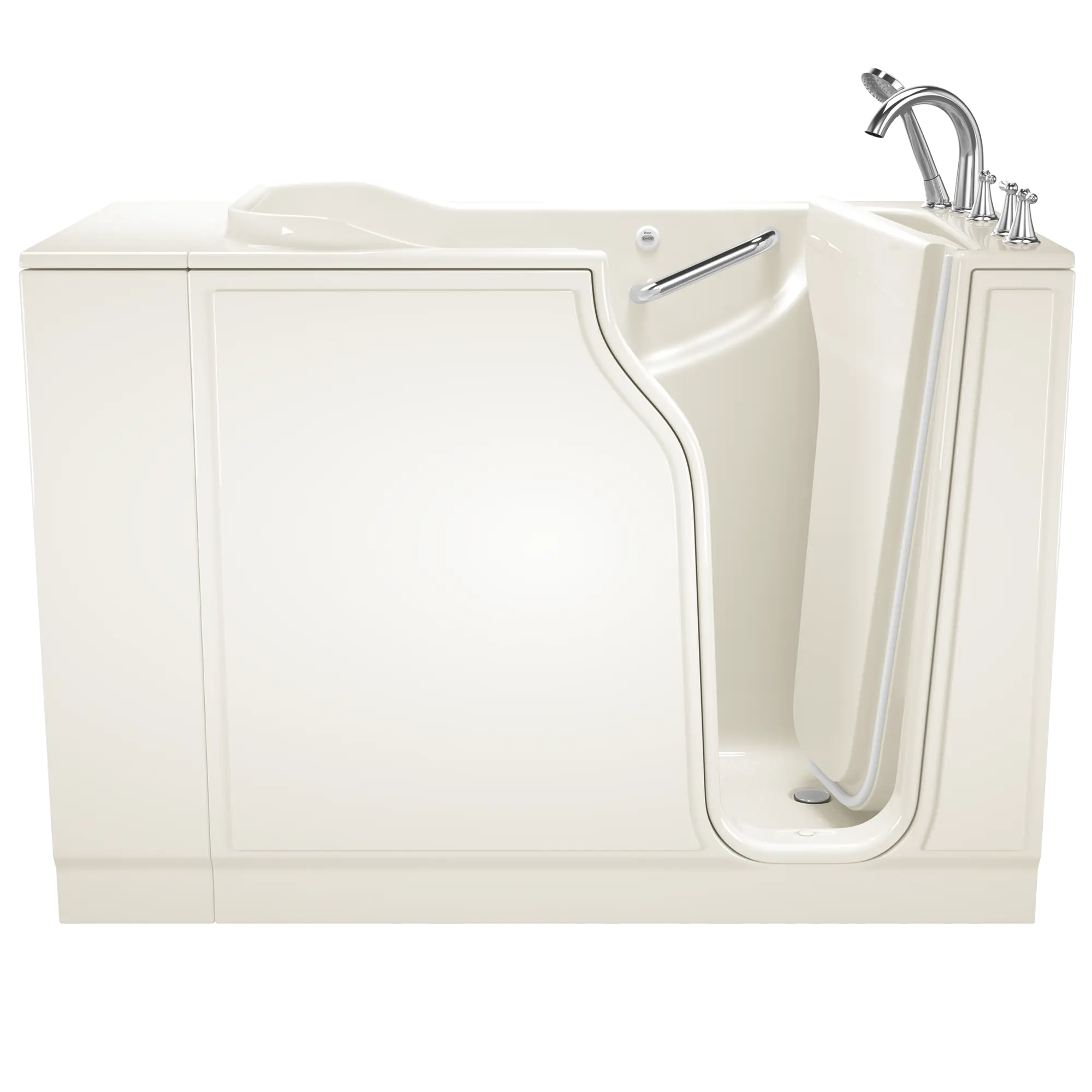 Gelcoat Value Series 30x52 Inch Soaking Walk-In Bathtub - Right Hand Door and Drain // LINEN // 171056_Front_3052_409_SRL_0_CDNwebp.webp