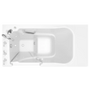 [3052.409.ALW-PC] Gelcoat Value Series 30x52 Inch Walk-In Bathtub with Air Spa System - Left Hand Door and Drain - Linen