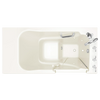 [3052.409.SRL-PC] Gelcoat Value Series 30x52 Inch Soaking Walk-In Bathtub - Right Hand Door and Drain - Linen