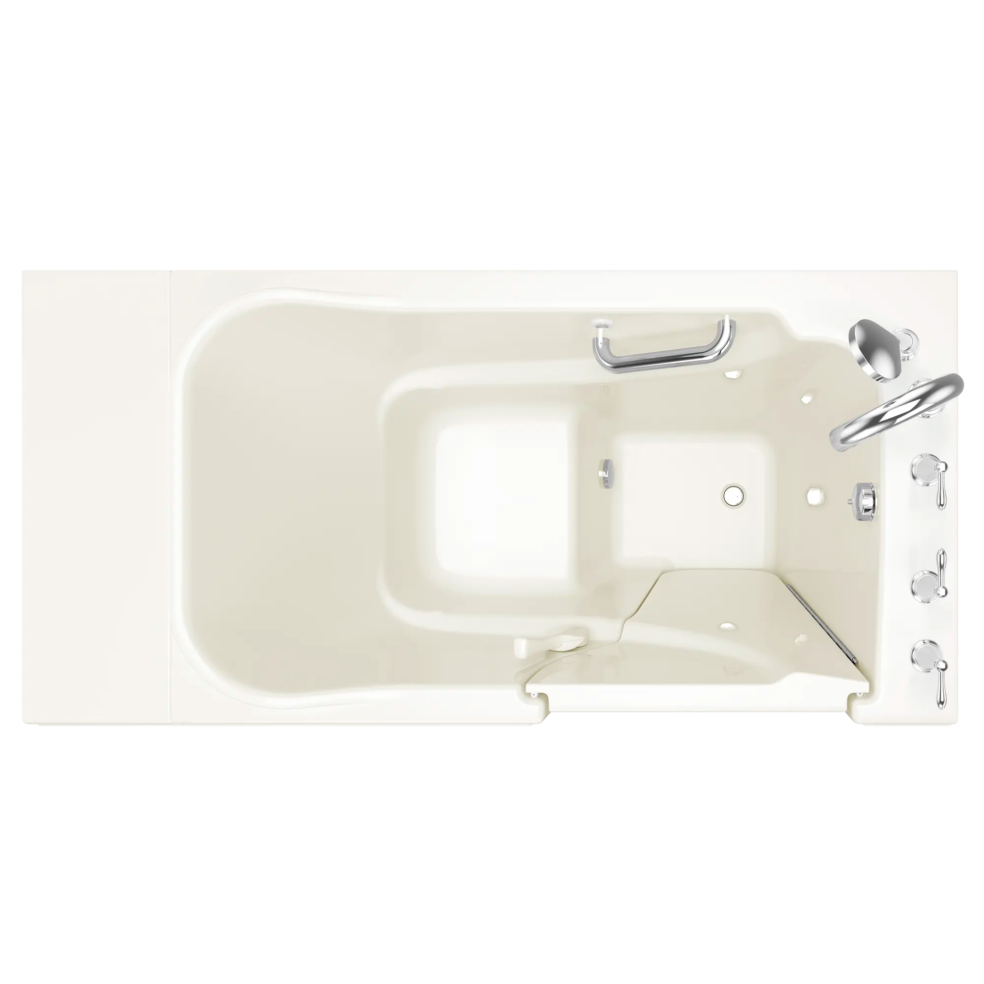Gelcoat Value Series 30x52 Inch Soaking Walk-In Bathtub - Right Hand Door and Drain // LINEN // 171066_Top_3052_409_SRL_0_CDNwebp.webp