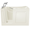 [3060.409.CLL-PC] Gelcoat Value Series 60x30-Inch Walk-In Bathtub with Combination Whirlpool and Air Spa System - Left Hand Door and Drain - Linen