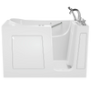 [3060.409.CRW-PC] Gelcoat Value Series 60x30-Inch Walk-In Bathtub with Combination Whirlpool and Air Spa System - Right Hand Door and Drain - Linen
