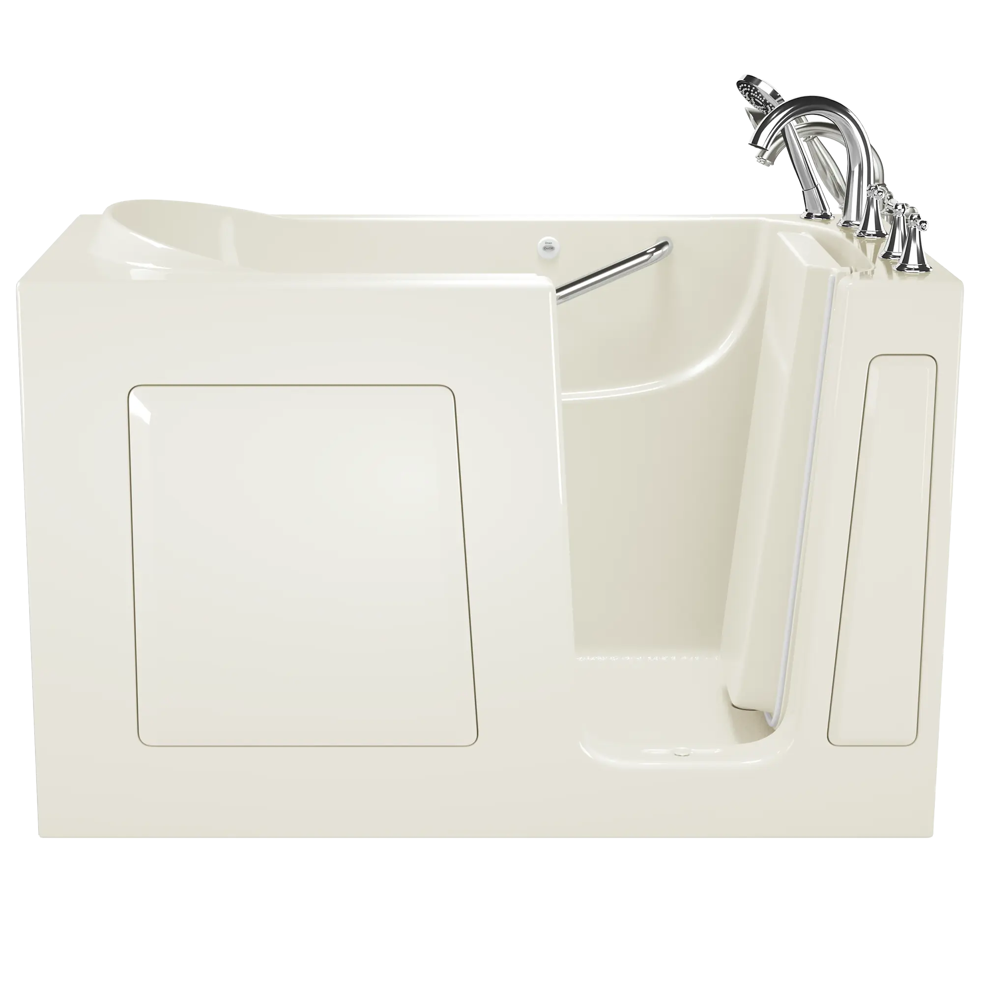 Gelcoat Value Series 30x60 Inch Soaking Walk-In Bathtub - Right Hand Door and Drain // LINEN // 171075_Front_3060_409_SRL_0_CDNwebp.webp