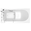[3060.409.SLW-PC] Gelcoat Value Series 30x60 Inch Soaking Walk-In Bathtub - Left Hand Door and Drain - Linen