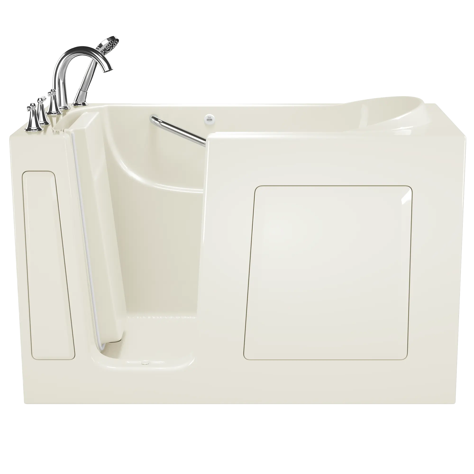 Gelcoat Value Series 30x60 Inch Soaking Walk-In Bathtub - Left Hand Door and Drain // LINEN // 171080_Front_3060_409_SLL_0_CDNwebp.webp