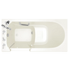 [3060.409.SLL-PC] Gelcoat Value Series 30x60 Inch Soaking Walk-In Bathtub - Left Hand Door and Drain - Linen