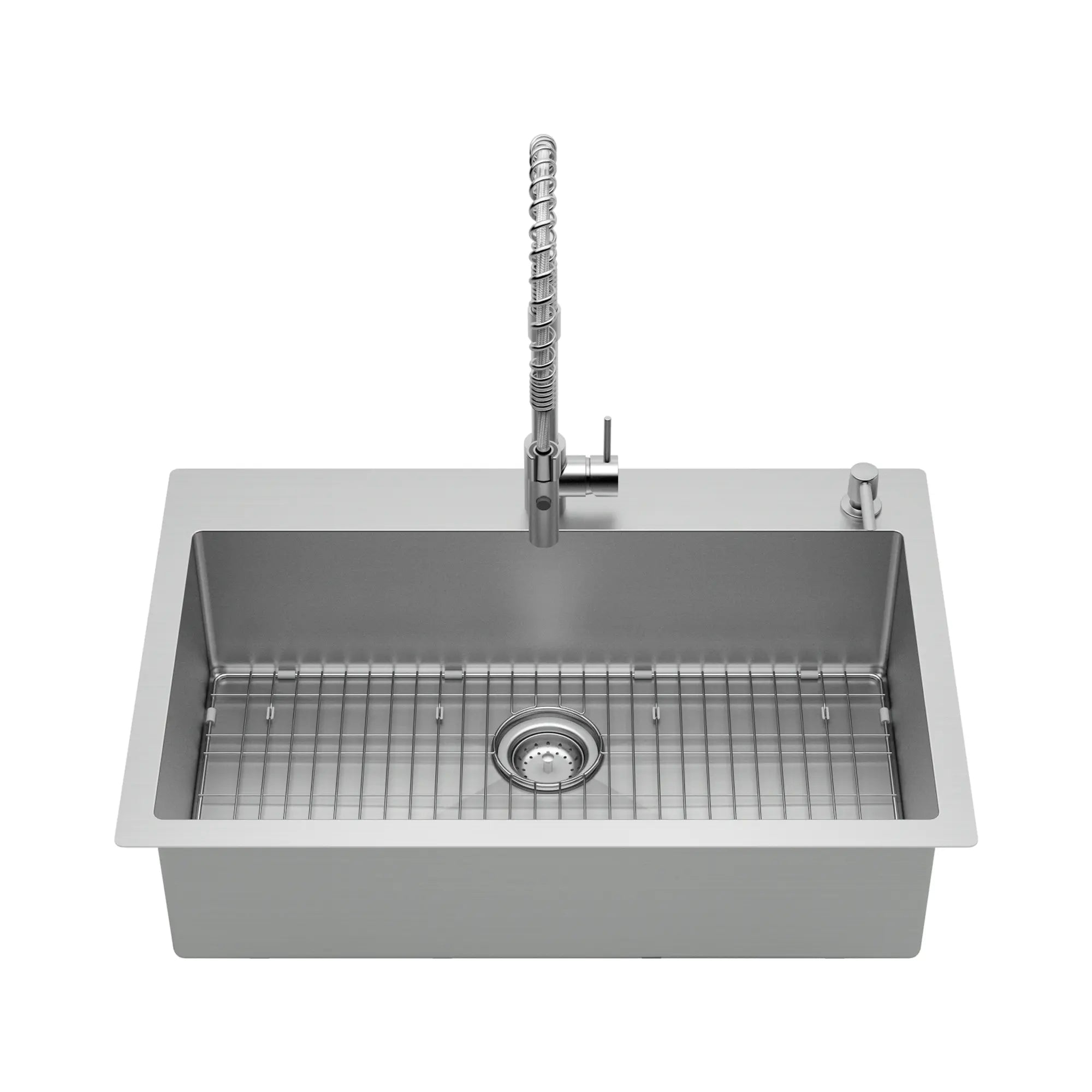 Culver®33 x 22-Inch Stainless Steel Kitchen Sink with Semi-Pro Faucet // STAINLESS STEEL // 171110_P-18SB9332282C075_0_CDNwebp.webp