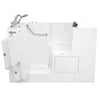 [3252OD.109.ALW-PC] Gelcoat Premium Series 32 x 52 -Inch Walk-in Tub With Air Spa System - Left-Hand Drain With Faucet - Linen