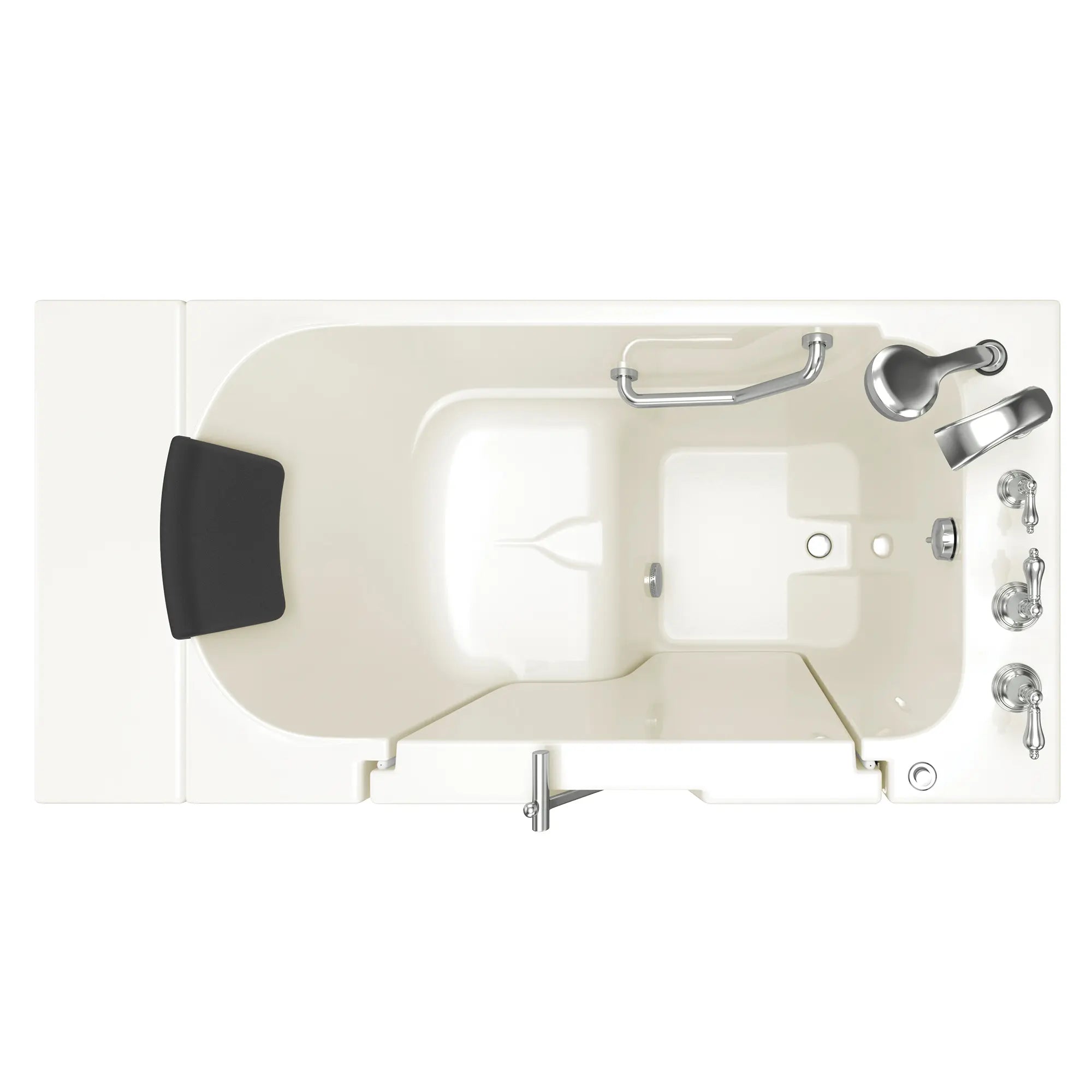Gelcoat Premium Series 30 x 52 -Inch Walk-in Tub With Soaker System - Right-Hand Drain With Faucet // LINEN // 171144_Top_3052OD_109_SRL_SSOD5230RS-BC_0_CDNwebp.webp