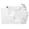 [3252OD.109.CRW-PC] Gelcoat Premium Series 32 x 52 -Inch Walk-in Tub With Combination Air Spa and Whirlpool Systems - Right-Hand Drain With Faucet - Linen