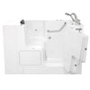 [3252OD.109.WRW-PC] Gelcoat Premium Series 32 x 52 -Inch Walk-in Tub With Whirlpool System - Right-Hand Drain With Faucet - Linen