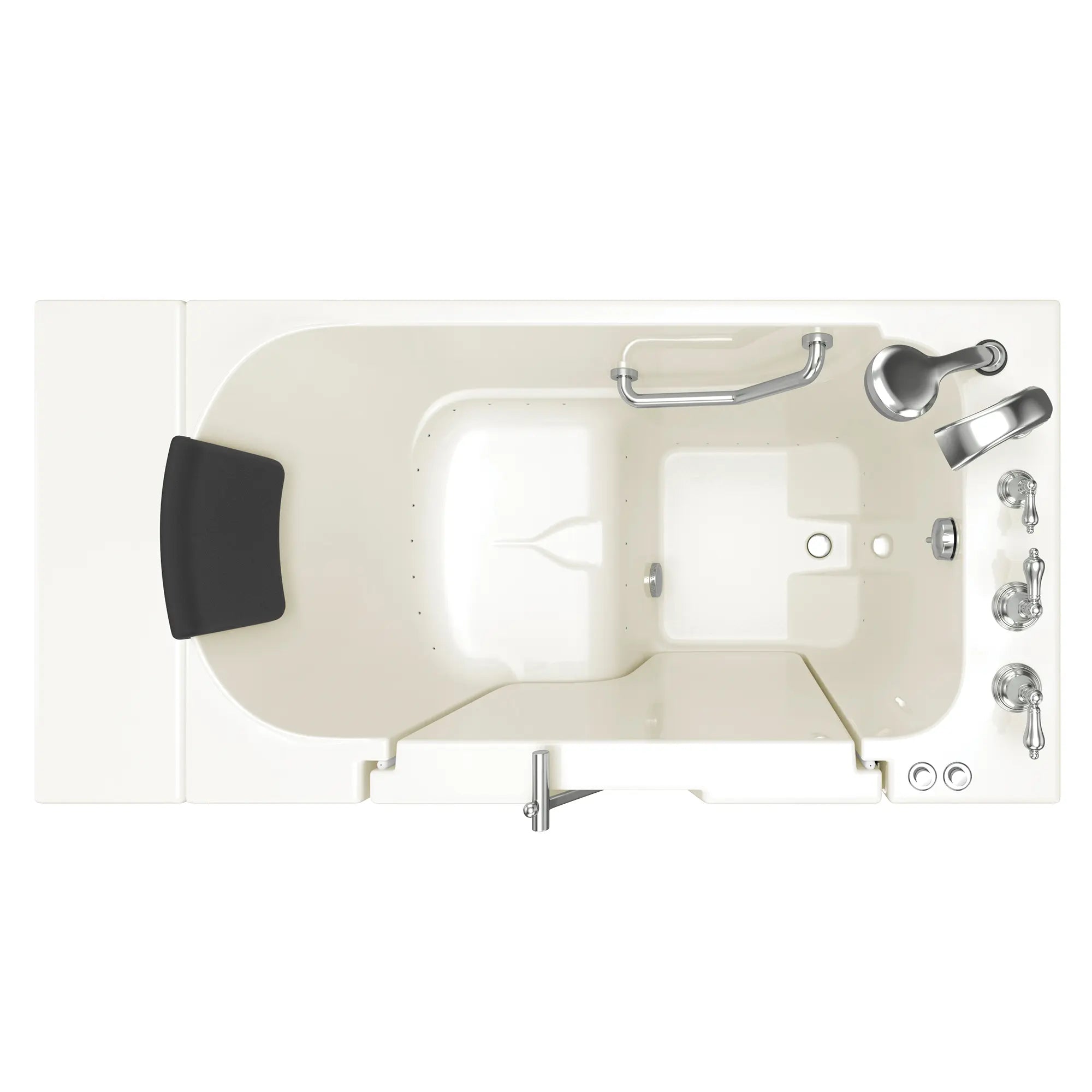 Gelcoat Premium Series 30 x 52 -Inch Walk-in Tub With Air Spa System - Right-Hand Drain With Faucet // LINEN // 171192_Top_3052OD_109_ARL_SSOD5230RA-BC_0_CDNwebp.webp