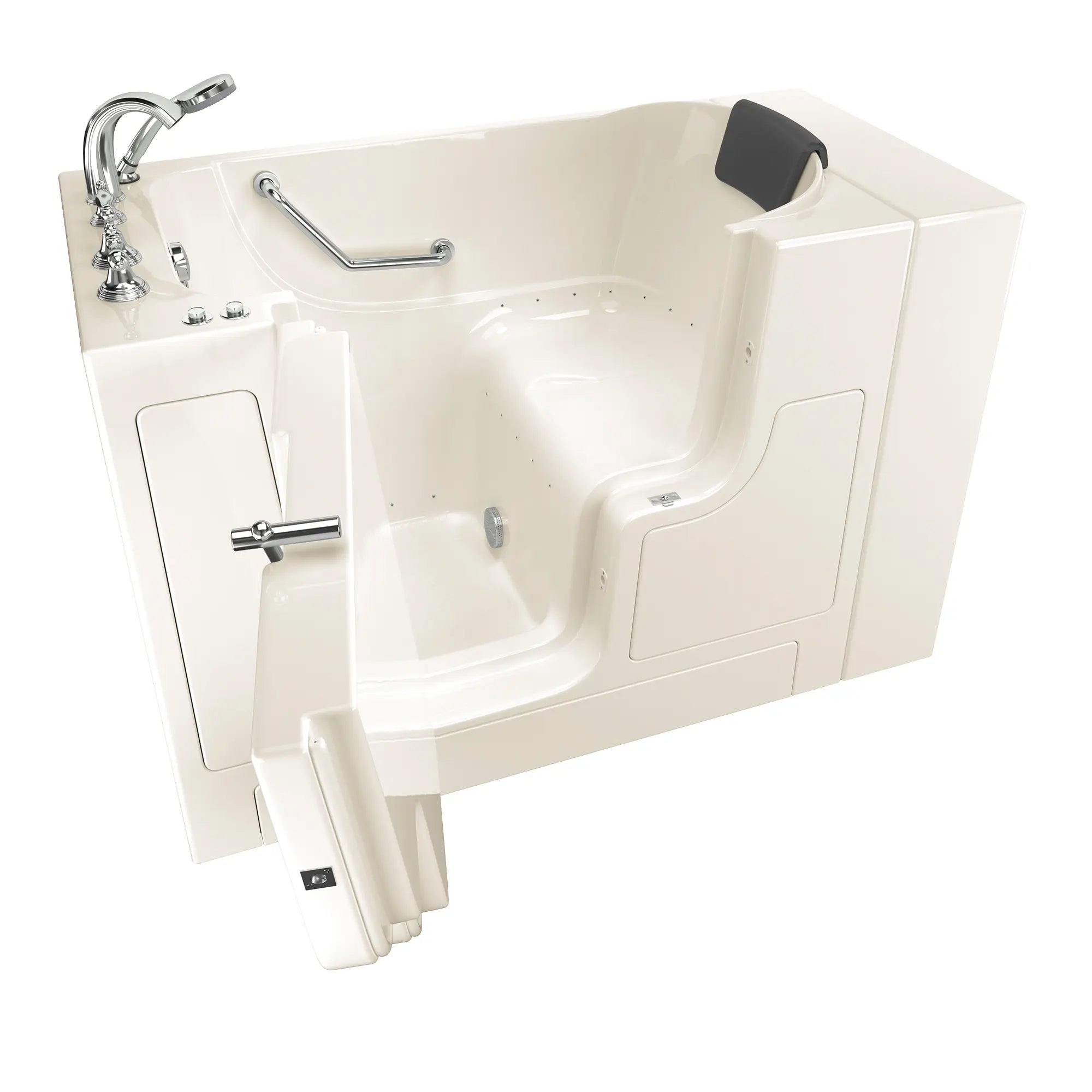Gelcoat Premium Series 30 x 52 -Inch Walk-in Tub With Air Spa System - Left-Hand Drain With Faucet // LINEN // 171212_3052OD109ALL_SSOD5230LA-BC_KO_0_CDNwebp.webp