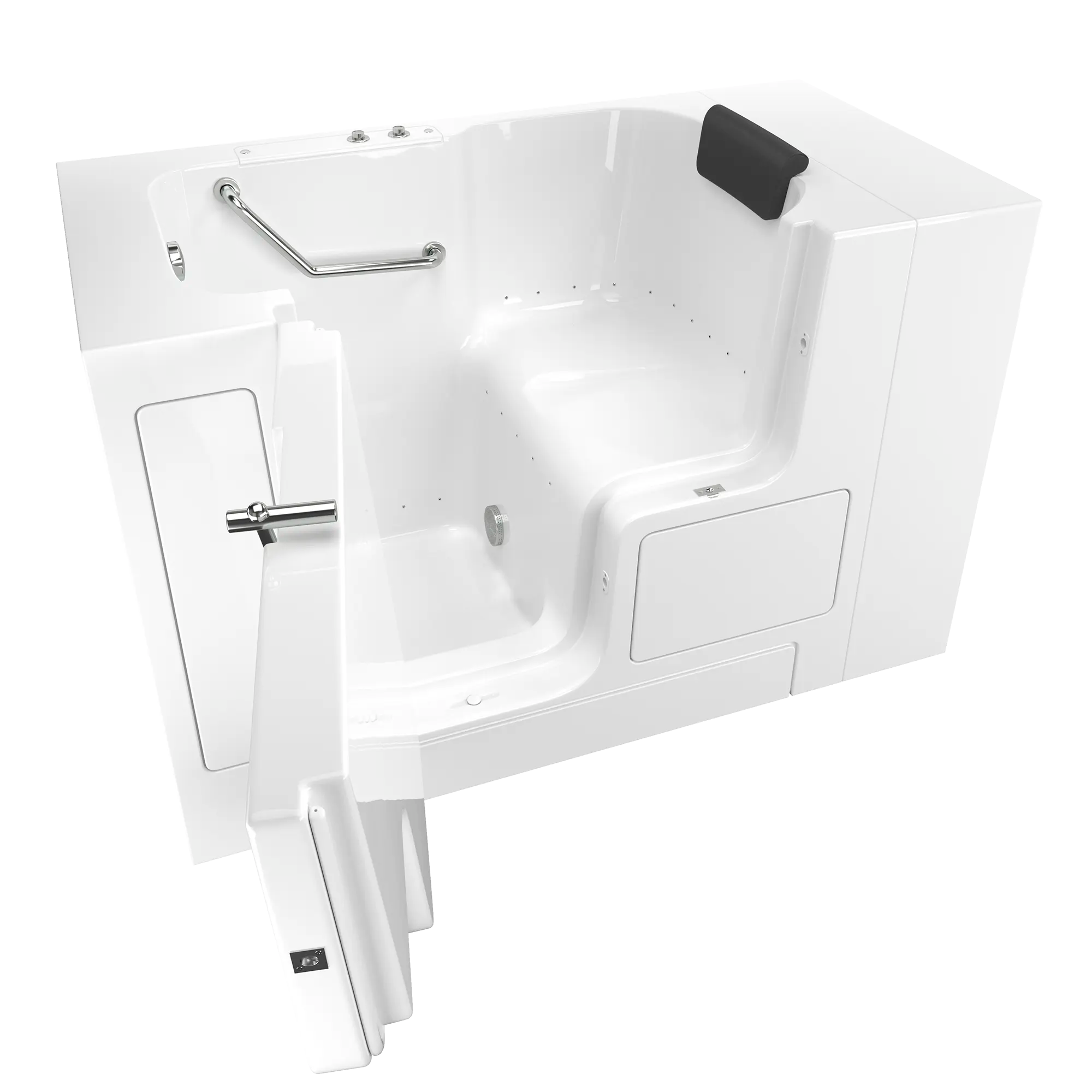 Gelcoat Premium Series 32 x 52 -Inch Walk-in Tub With Air Spa System - Left-Hand Drain // WHITE // 171329_3252OD105ALW_KO_0_CDNwebp.webp