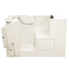 [3252OD.105.ALL-PC] Gelcoat Premium Series 32 x 52 -Inch Walk-in Tub With Air Spa System - Left-Hand Drain - Linen