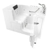 [3252OD.109.CRW-PC] Gelcoat Premium Series 32 x 52 -Inch Walk-in Tub With Combination Air Spa and Whirlpool Systems - Right-Hand Drain With Faucet - Linen