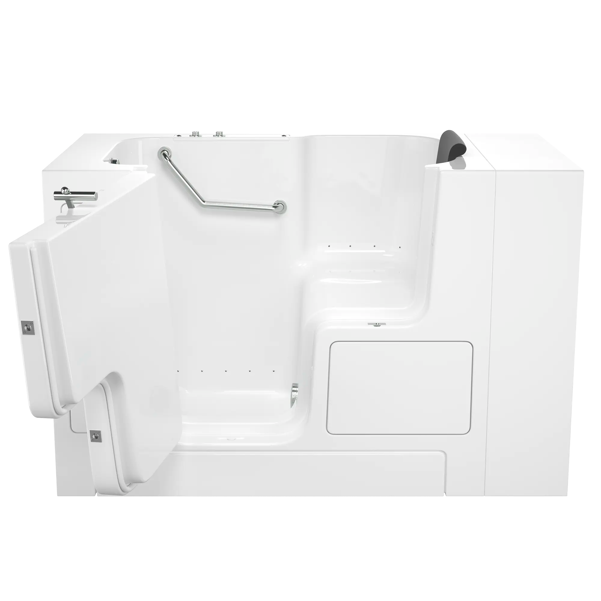 Gelcoat Premium Series 32 x 52 -Inch Walk-in Tub With Air Spa System - Left-Hand Drain // WHITE // 171360_Front_3252OD_105_ALW_0_CDNwebp.webp