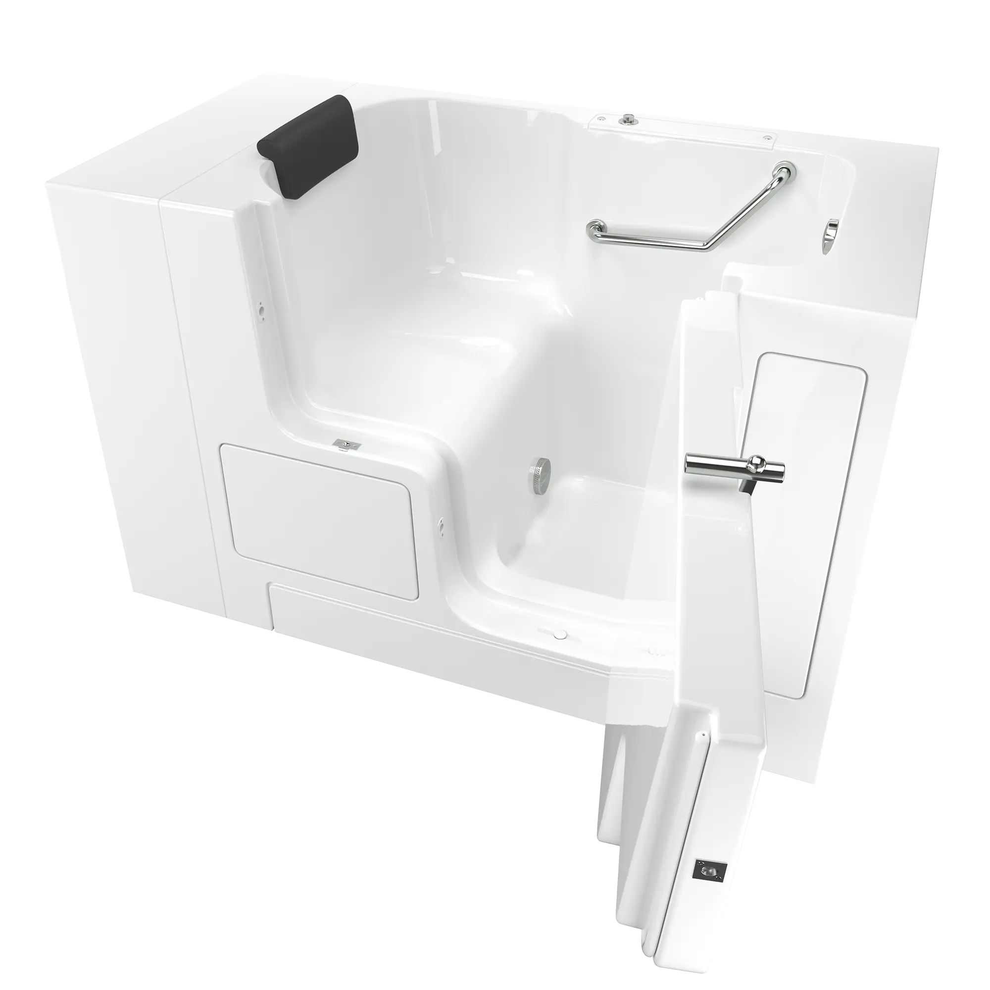 Gelcoat Premium Series 32 x 52 -Inch Walk-in Tub With Soaker System - Right-Hand Drain // WHITE // 171367_3252OD105SRW_KO_0_CDNwebp.webp