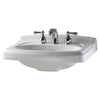 [0555108.020] Portsmouth® 8-Inch Widespread Pedestal Sink Top - White