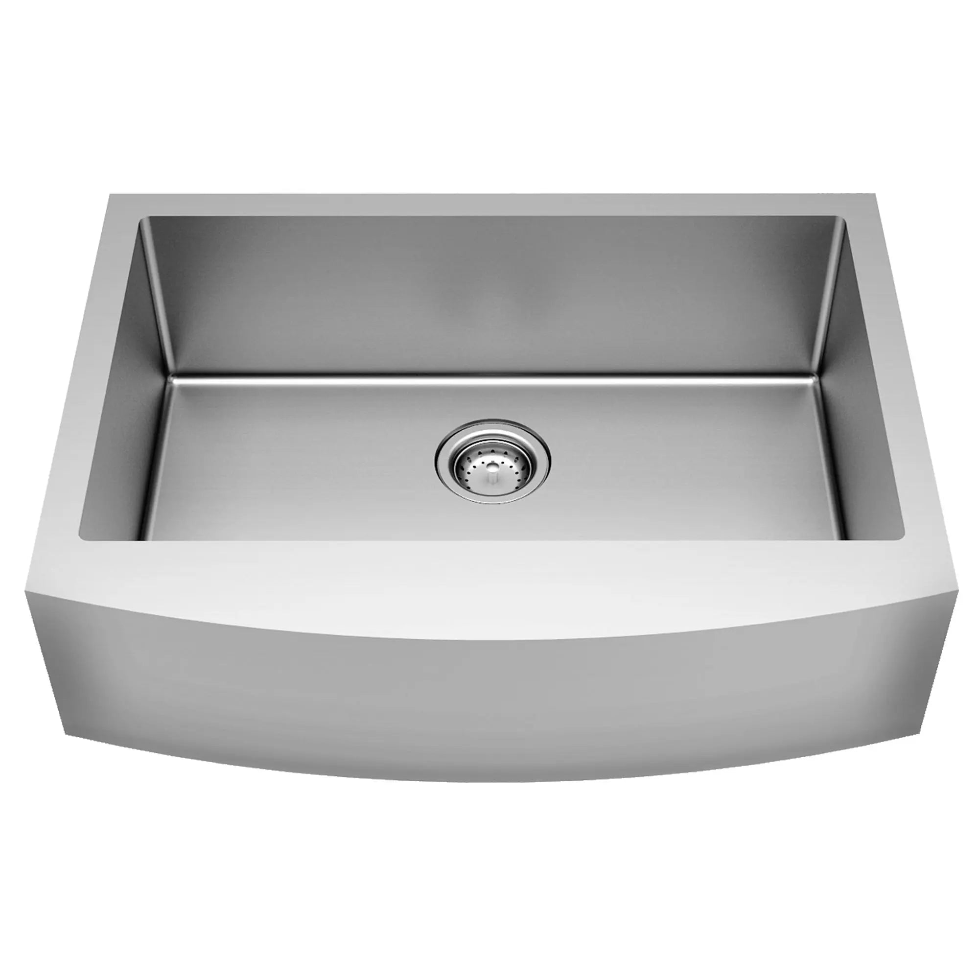 Suffolk® 30 x 22-Inch Stainless Steel Undermount Single-Bowl Apron Front/Farmhouse Residential Kitchen Sink with Grid // STAINLESS STEEL // 173580_18SB9302200AR075_1_0_CDNwebp.webp
