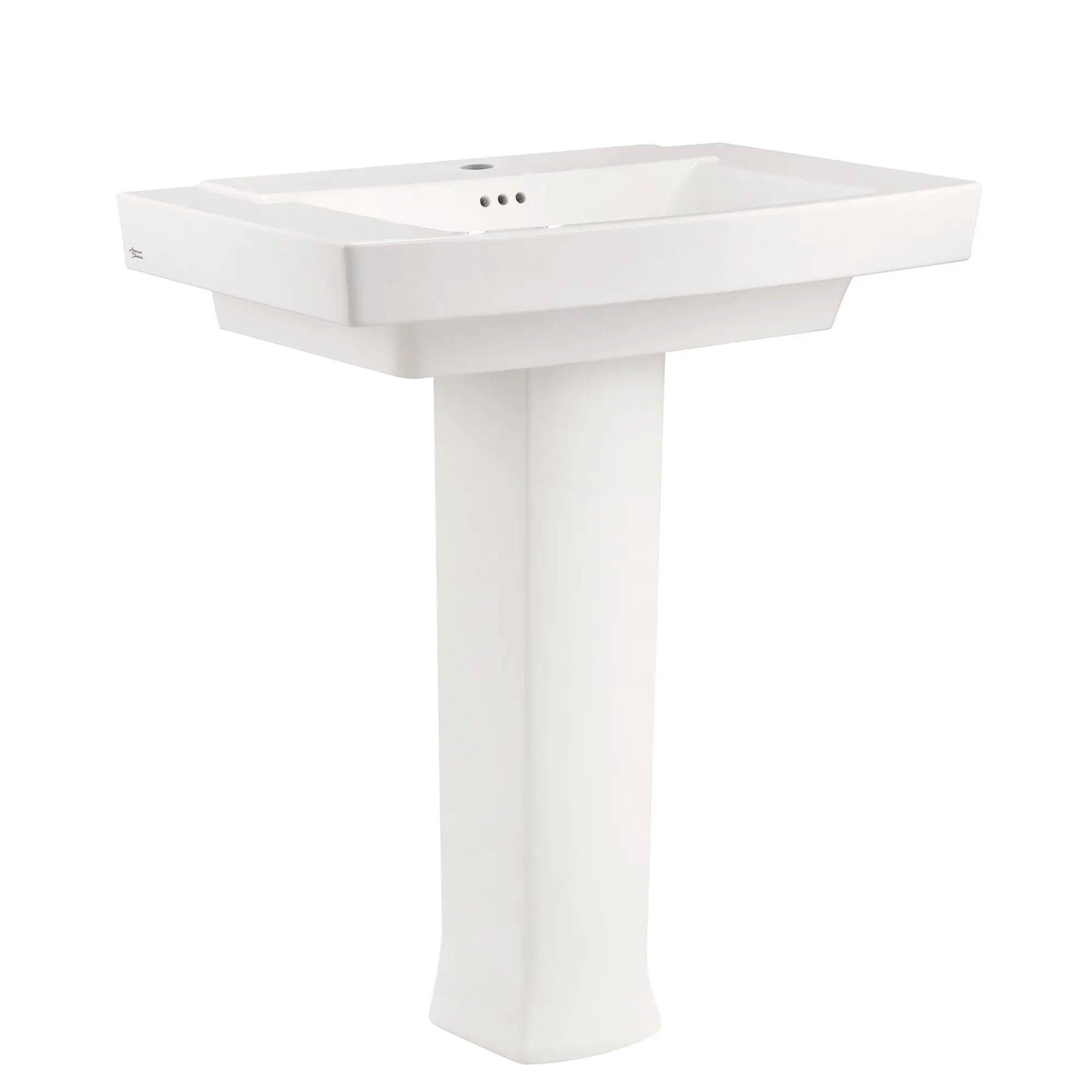 Townsend® Center Hole Only Pedestal Sink Top and Leg Combination // SINGLE HOLE / WHITE // 173721_0328100020_0_CDNwebp.webp