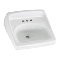 [0355912.020] Lucerne® Wall-Hung Sink Less Overflow With 4-Inch Centerset - White