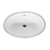 [0495300.020] Ovalyn Small Under Counter Sink With Glazed Underside - White
