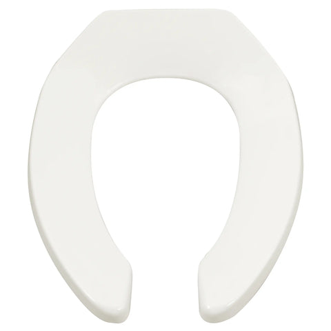 Commercial Heavy Duty Open Front Elongated Toilet Seat With EverClean® Surface