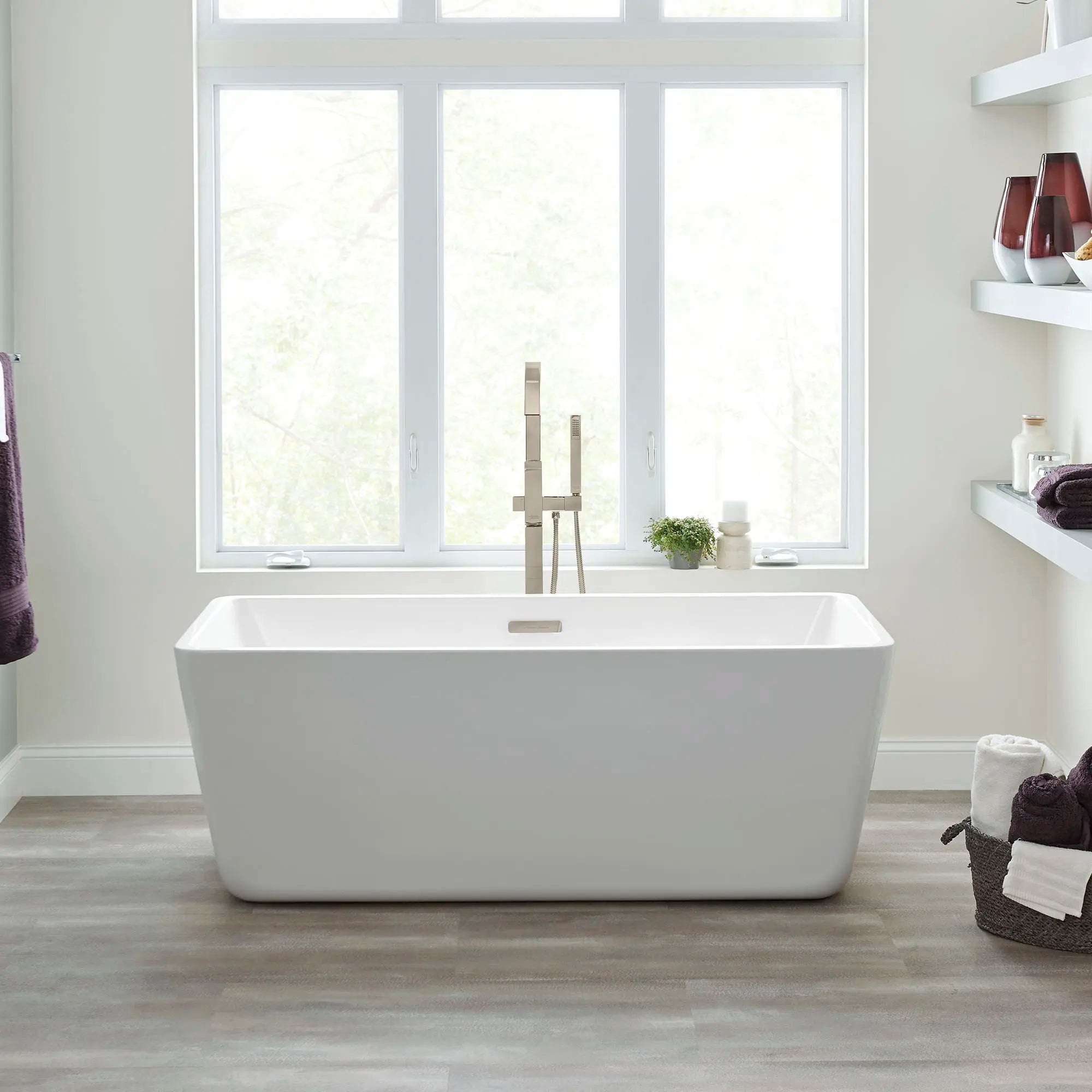 Freestanding Bathtub Overflow Cover and Drain Kit // BRUSHED NICKEL // 173852_B-1680100295_0_CDNwebp.webp