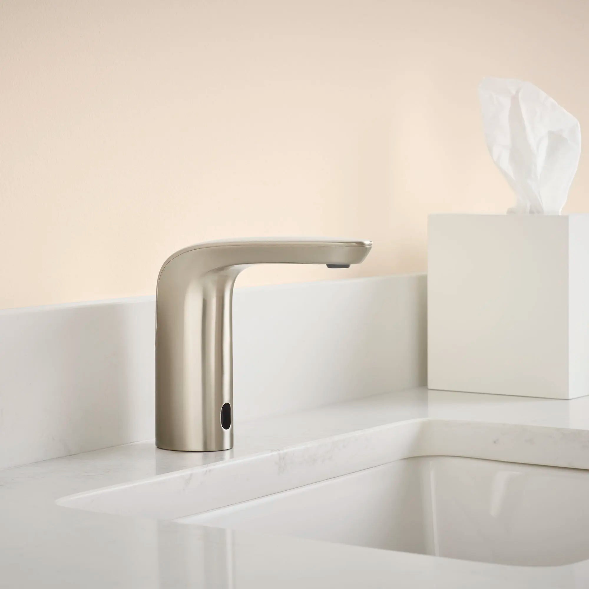 NextGen Selectronic® Touchless Faucet, Battery-Powered With SmarTherm Safety Shut-Off + ADM, 0.5 gpm/1.9 Lpm // BRUSHED NICKEL // 173855_B-_7755305295_0_CDNwebp.webp